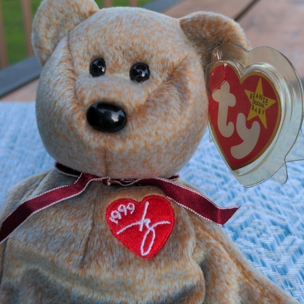 TY SIGNATURE the BEAR Beanie Baby 1996 Vintage Toy Collectible ✨ BD 4-8-96 - Picture 6 of 13
